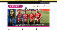 Desktop Screenshot of futboldraft.com