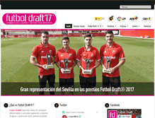 Tablet Screenshot of futboldraft.com